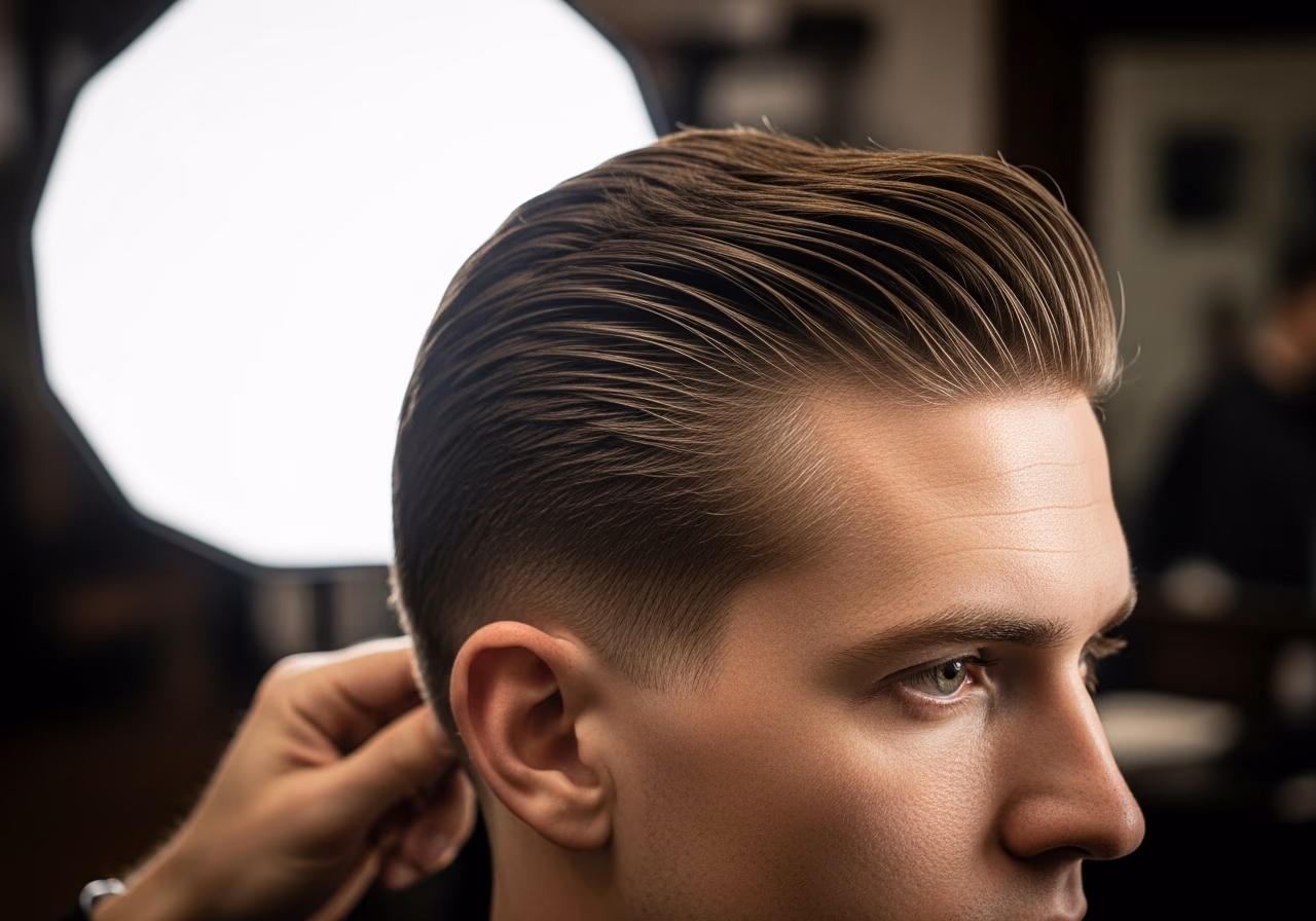 Straight Hair Haircuts 2026 - Layered Slick Back That Stays Put