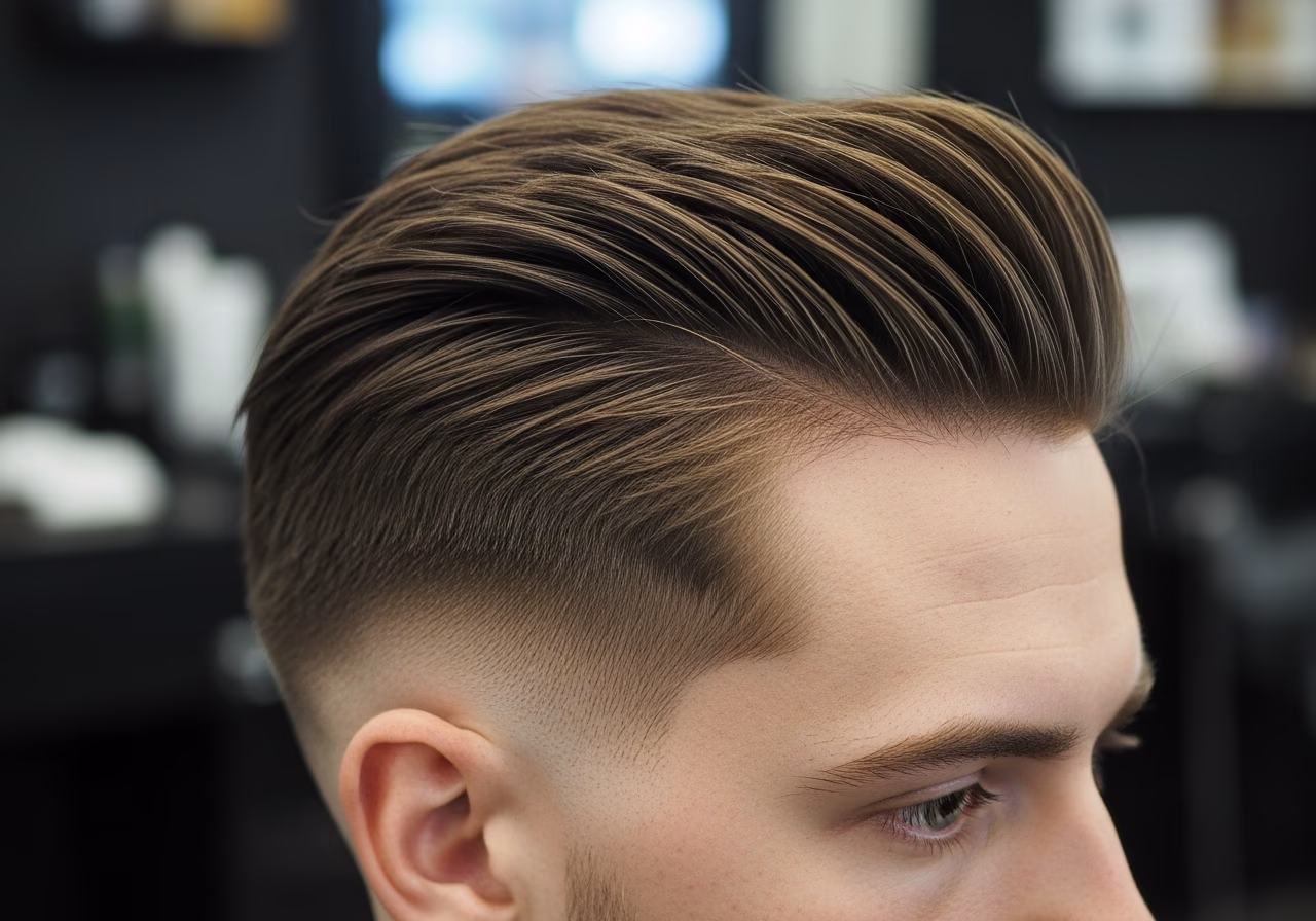 Straight Hair Haircuts 2026 - Polished Side Part with Texture for All-Day Hold