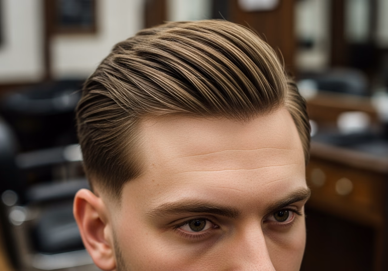 Straight Hair Haircuts 2026 - Rounded Textured Side Part
