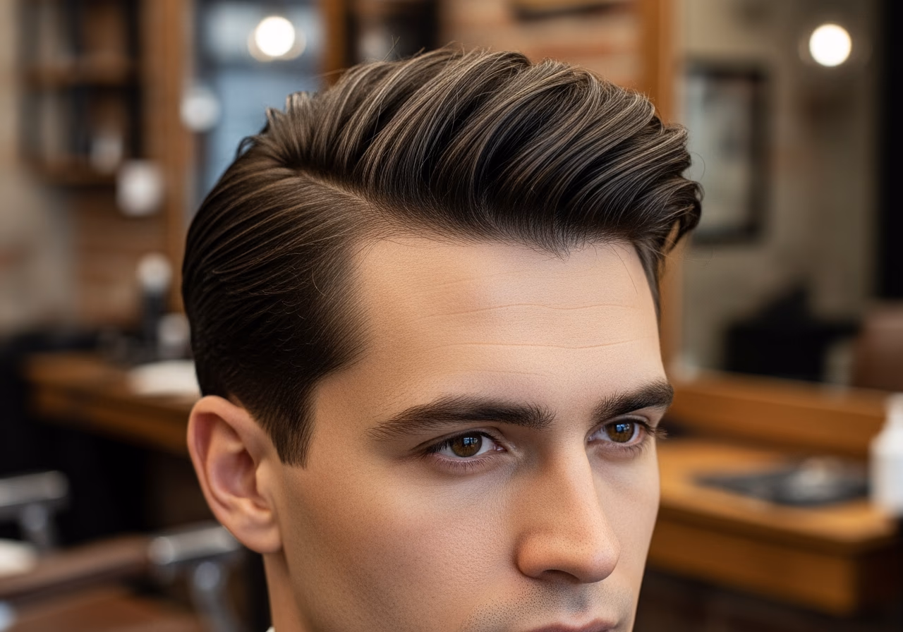 Straight Hair Haircuts 2026 - Structured Side Swept That Stays in Place