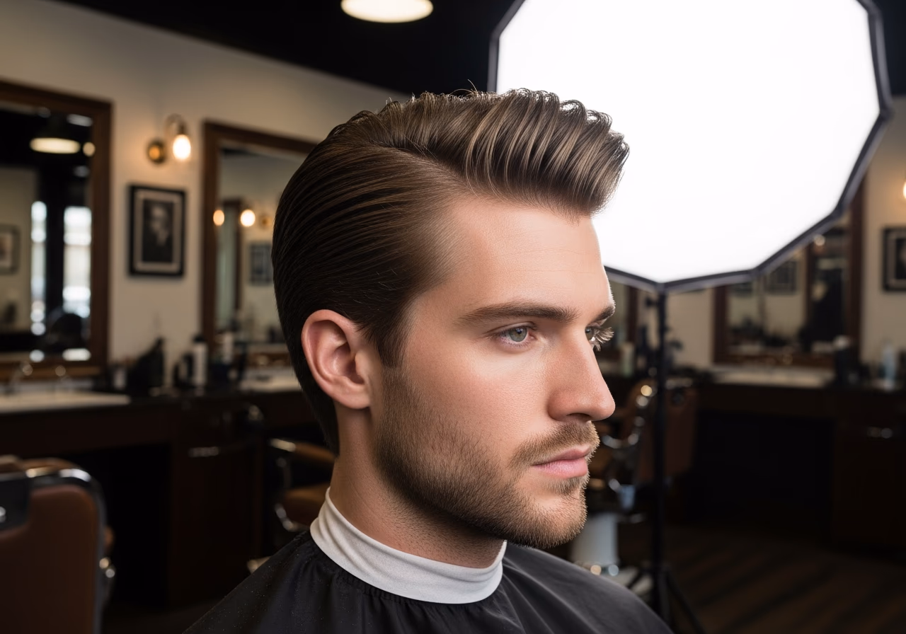 Straight Hair Haircuts 2026 - Textured Volume Side Sweep