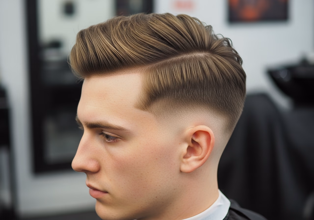 Straight Hair Haircuts 2026 - Voluminous Textured Side Part