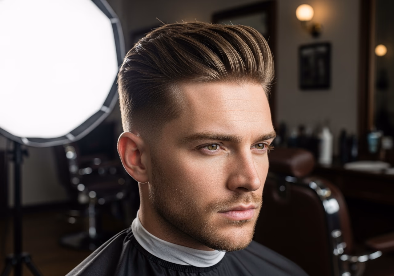 Straight Hair Haircuts 2026 - Waxy Textured Crop with Strong Grip