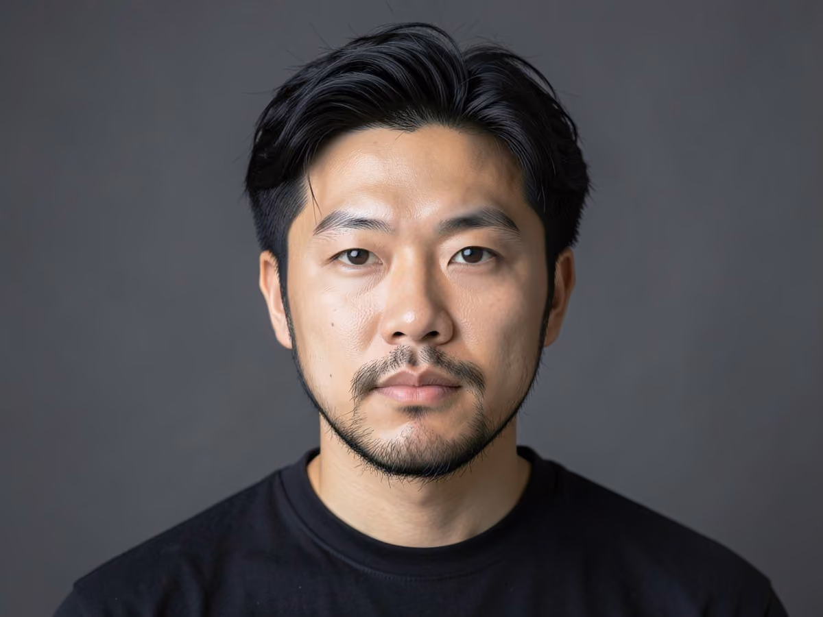 Man with a surfer hair for square faces