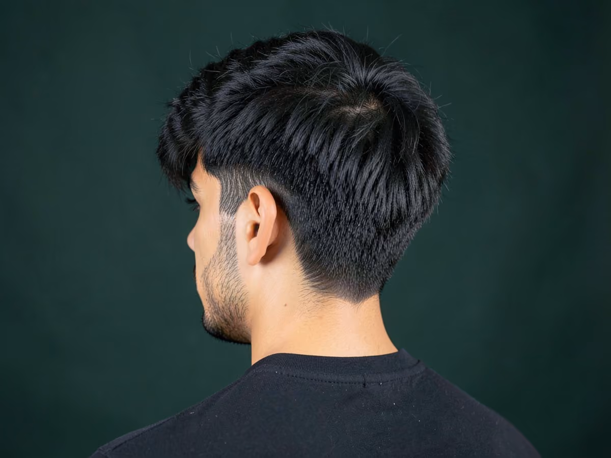 Man with a surfer mop top