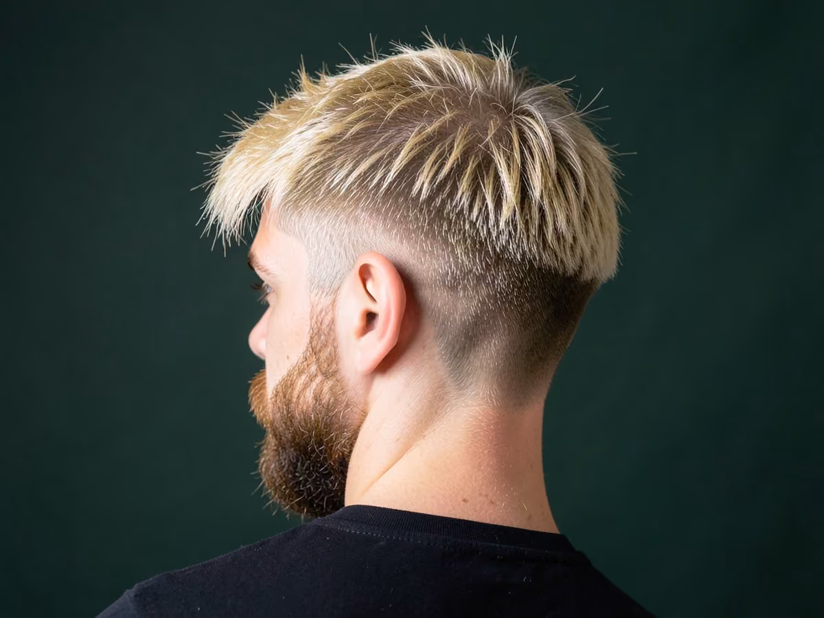 Man with a surfer textured crop haircut