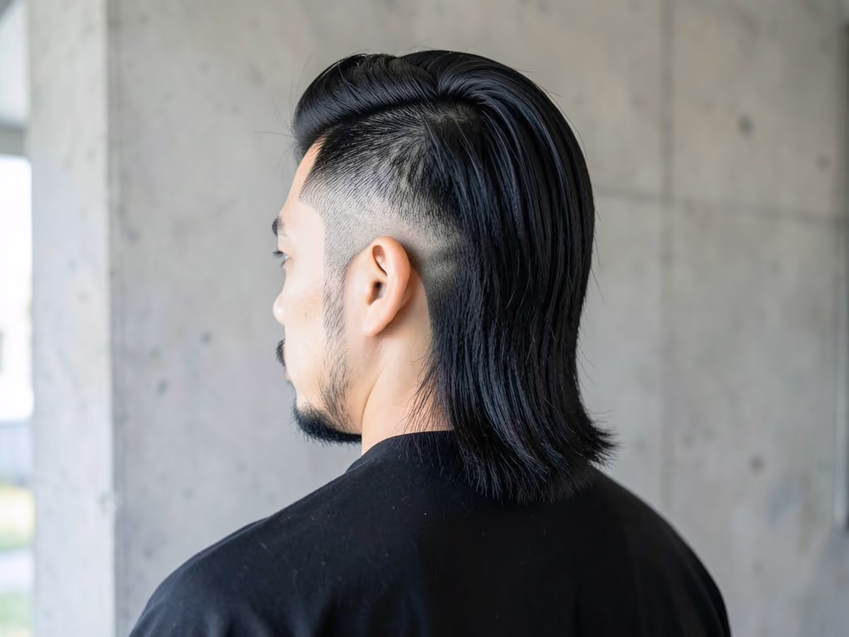 Man with a takuache mullet