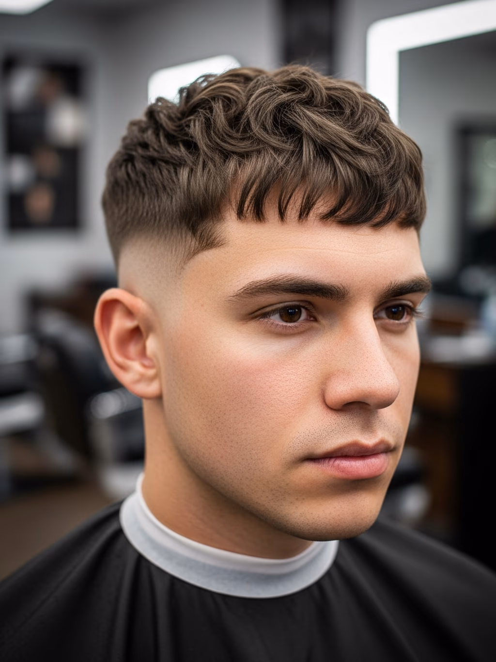 Classic Tapered Shag hairstyle for men 2026 — tapered shag variation, best for oval and oblong faces, modern barbering by Master Stylist Jessica Hamilton