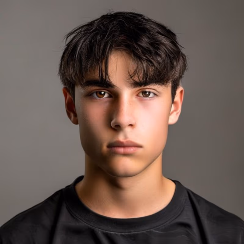 Fringe Up hairstyle for men 2026 — Teenage Guys Haircuts variation, best for Trendy, sharper than a quiff, modern barbering by Master Stylist Jessica Hamilton