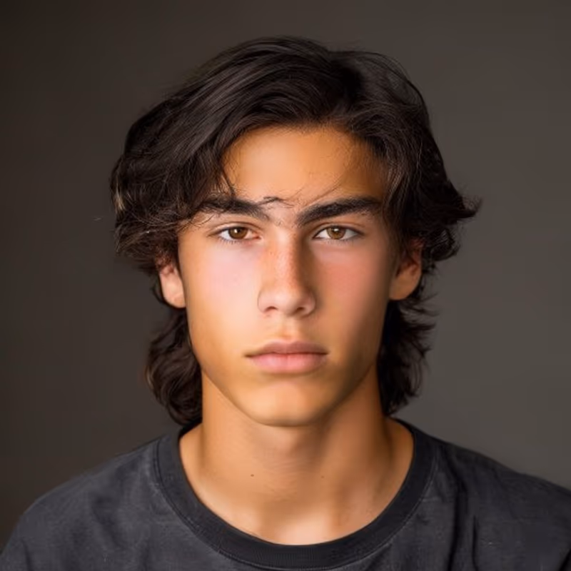 Long Hair hairstyle for men 2026 — Teenage Guys Haircuts variation, best for Skater, surfer, relaxed style, modern barbering by Master Stylist Jessica Hamilton