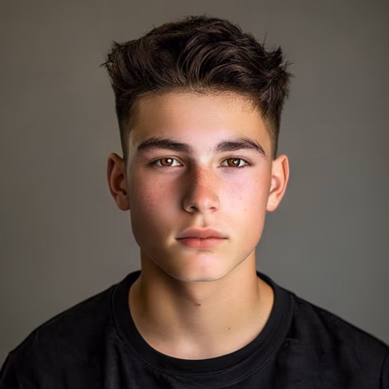 Mid Fade hairstyle for men 2026 — Teenage Guys Haircuts variation, best for The all-rounder for teens, modern barbering by Master Stylist Jessica Hamilton