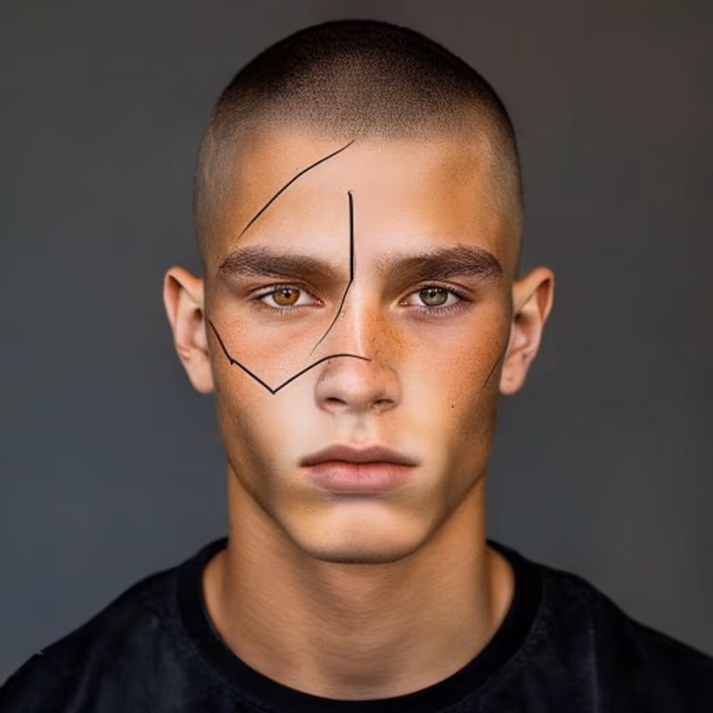 Haircut with Design hairstyle for men 2026 — Teenage Guys Haircuts variation, best for Statement, individual, eye-catching, modern barbering by Master Stylist Jessica Hamilton