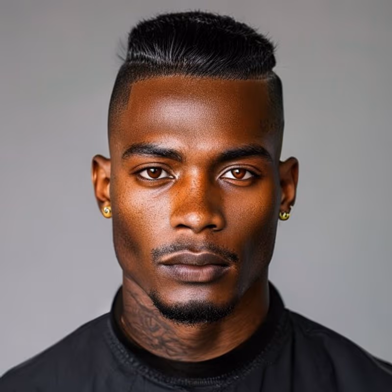 Classic Temple Fade hairstyle for men 2026 — Temple Fade variation, best for All hair types and face shapes, modern barbering by Master Stylist Jessica Hamilton