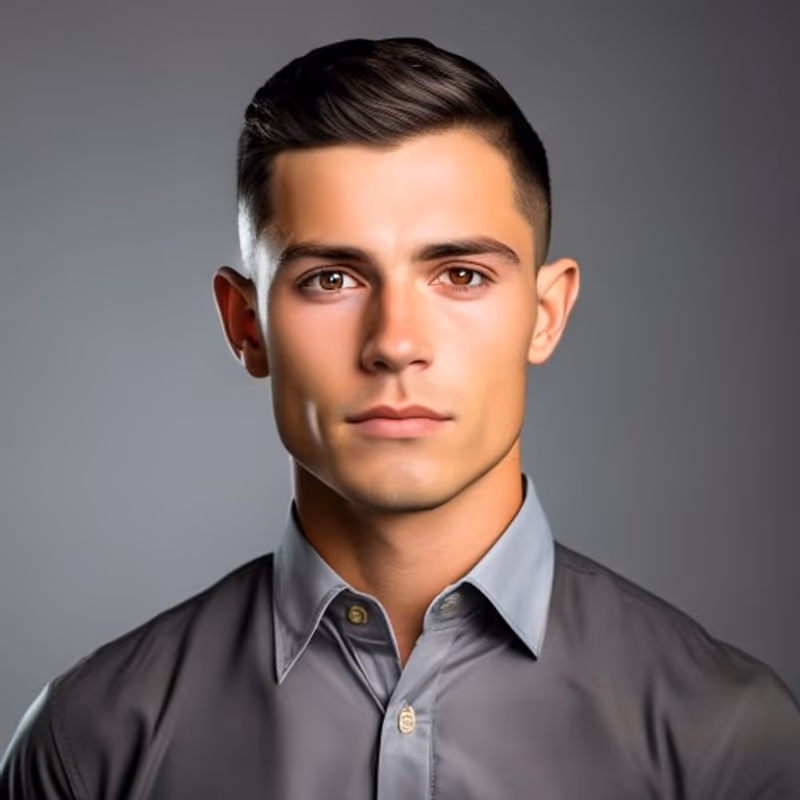 Professional Temple Fade hairstyle for men 2026 — Temple Fade variation, best for Office and formal settings, modern barbering by Master Stylist Jessica Hamilton