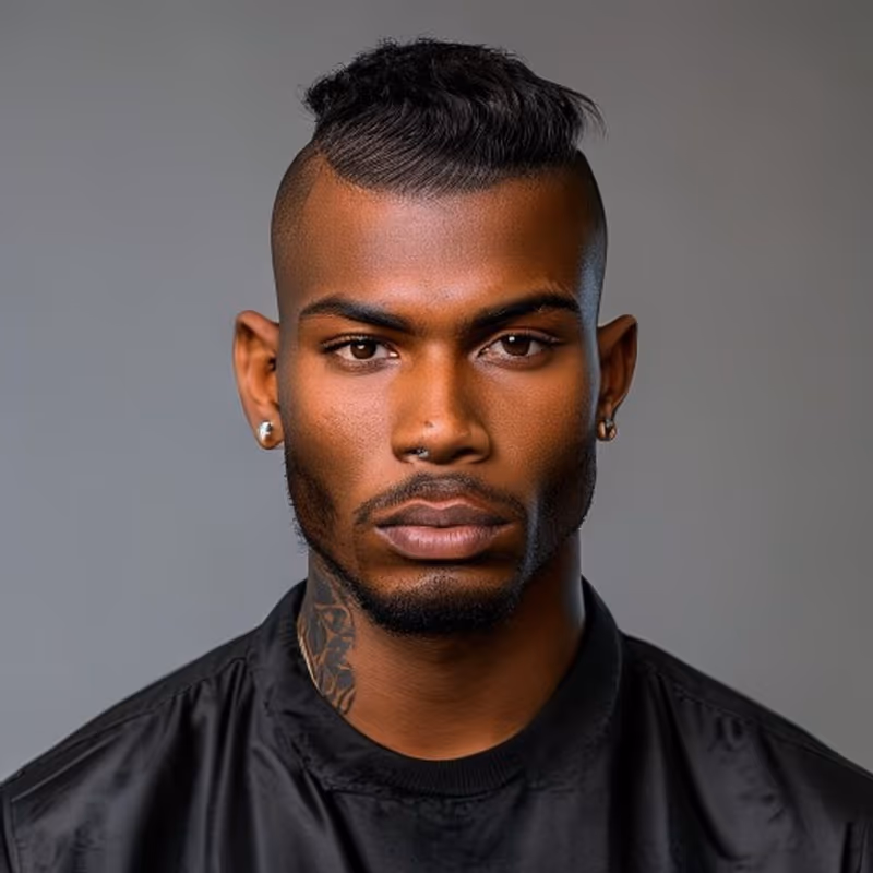 Temple Fade with Line Up hairstyle for men 2026 — Temple Fade variation, best for The sharp, defined essential, modern barbering by Master Stylist Jessica Hamilton