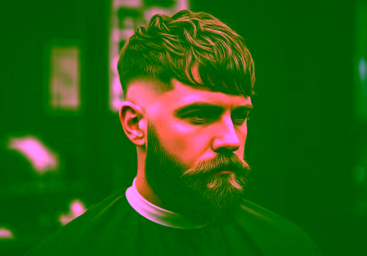 Textured Crop with Beard hairstyle for men 2026 — textured crop variation, best for all faces + any hair type, modern barbering by Master Stylist Jessica Hamilton