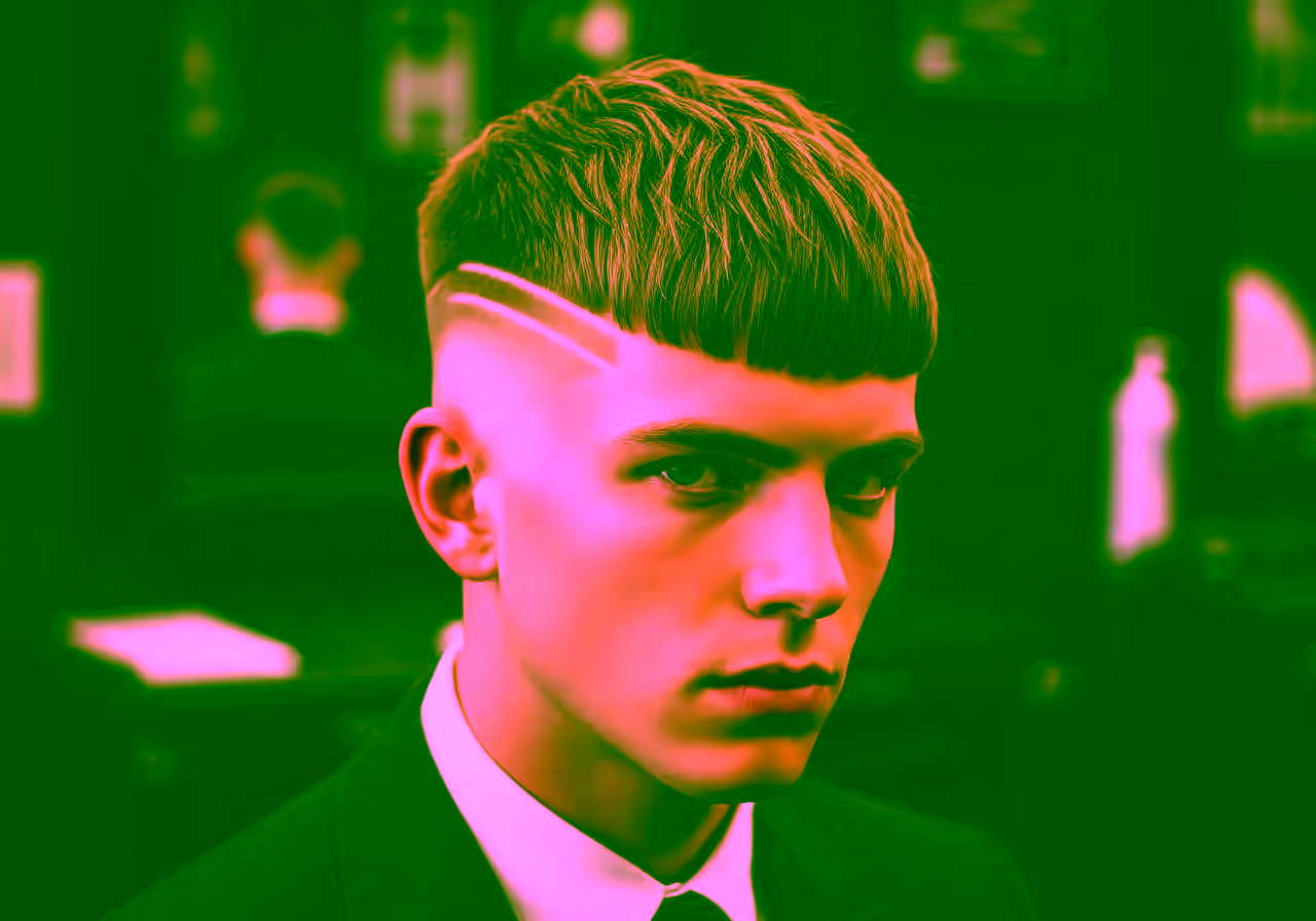 Textured Crop with Hard Part hairstyle for men 2026 — textured crop variation, best for professional-bold looks + straight hair, modern barbering by Master Stylist Jessica Hamilton