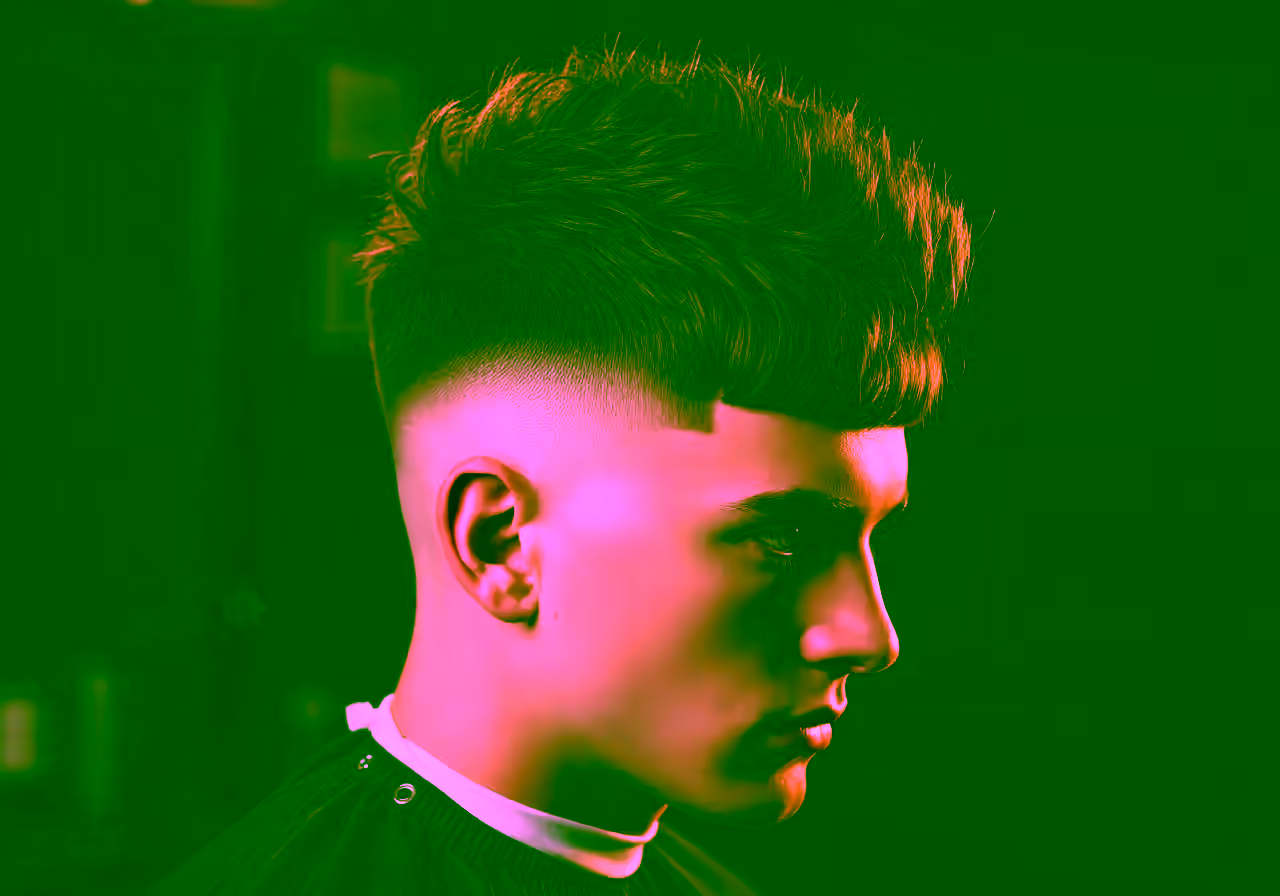 Textured Crop High Fade hairstyle for men 2026 — textured crop variation, best for bold looks + all face shapes, modern barbering by Master Stylist Jessica Hamilton