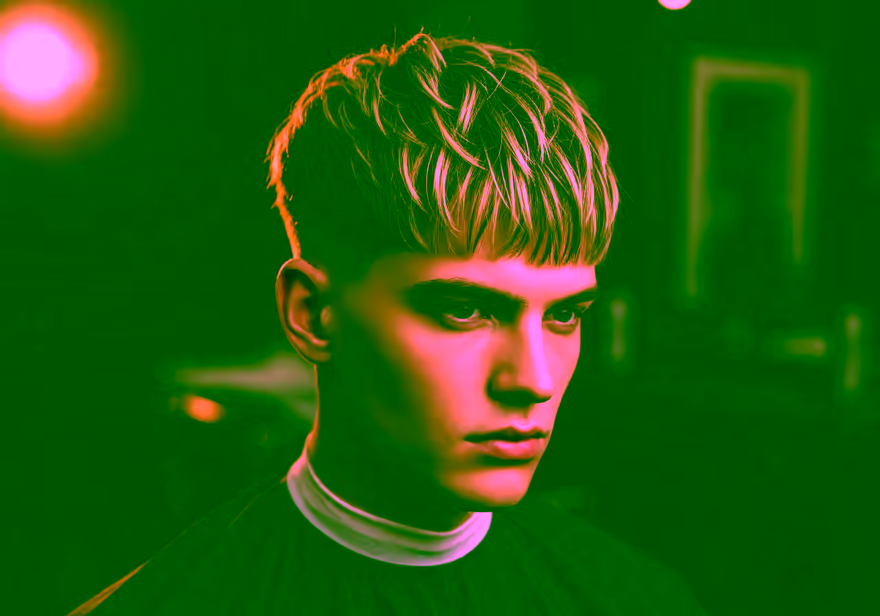Textured Crop with Highlights hairstyle for men 2026 — textured crop variation, best for all faces + straight/wavy hair, modern barbering by Master Stylist Jessica Hamilton