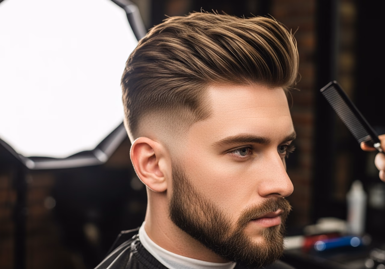 Thick Hair Haircuts for Men 2026 - Disconnected Undercut with Heavy Texturing