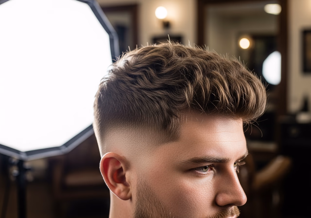 Thick Hair Haircuts for Men 2026 - Fluffy Textured French Crop