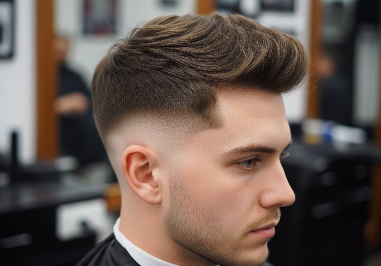 Heavy Textured Taper Fade Thick Hair Men 2026