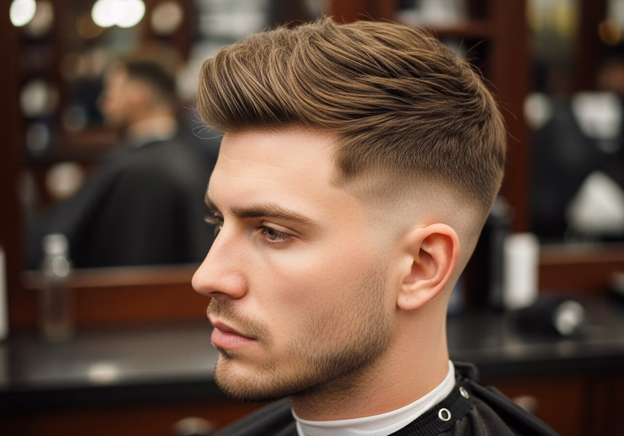 Thick Hair Haircuts for Men 2026 - Modern Crew with Heavy Texturing