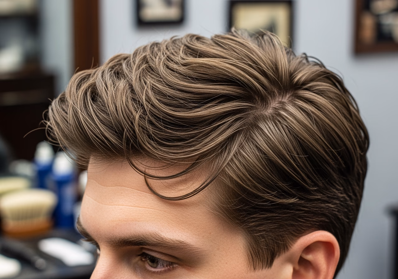 Thick Hair Haircuts for Men 2026 - Permed Texture Control Cut