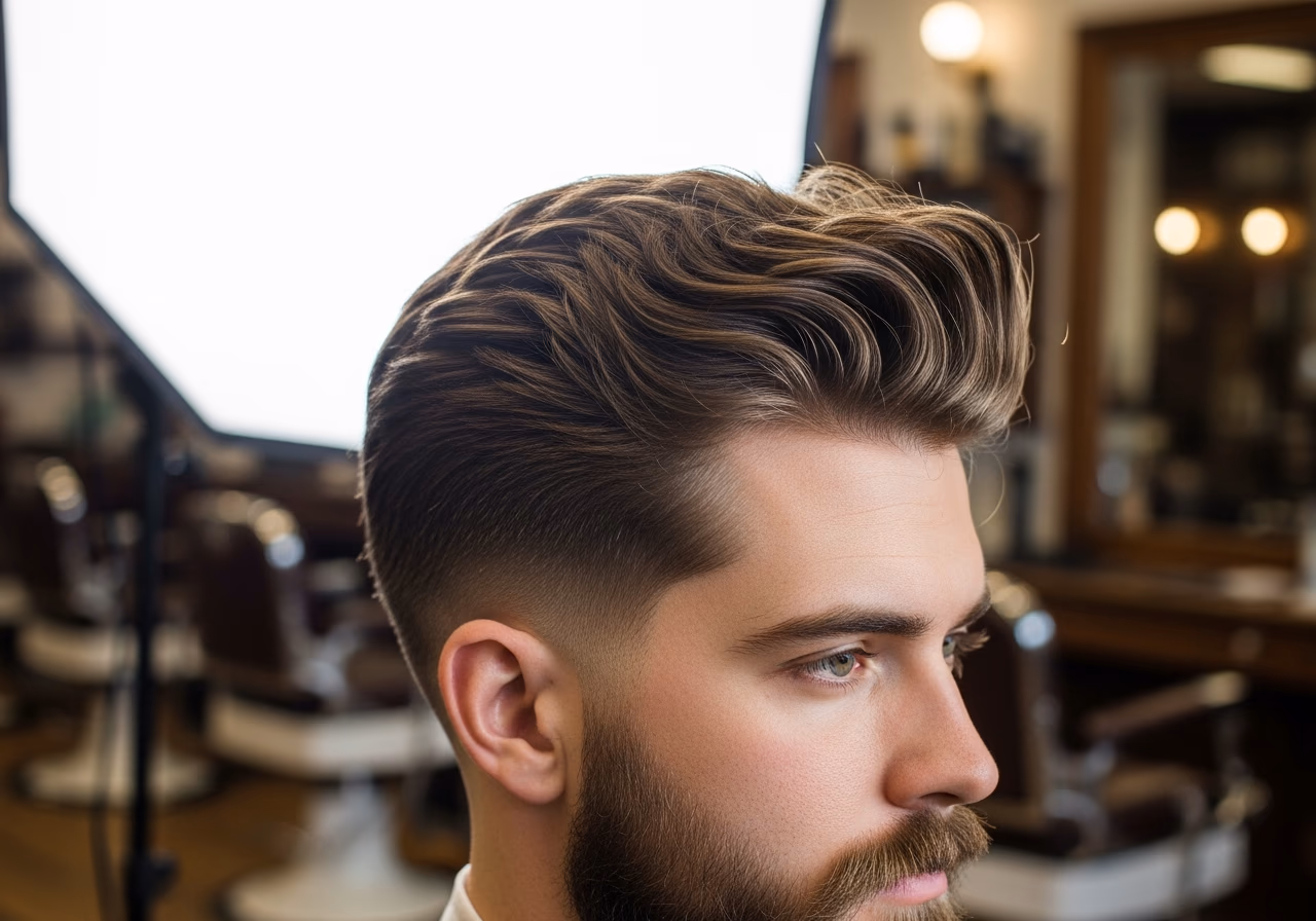 Thick Hair Haircuts for Men 2026 - Rounded Messy Crop