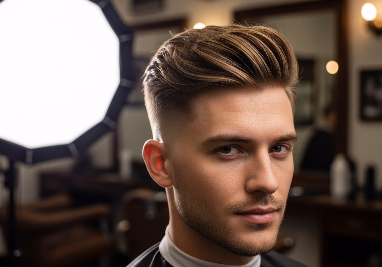 Thick Hair Haircuts for Men 2026 - Short Sides Wide Layered Top