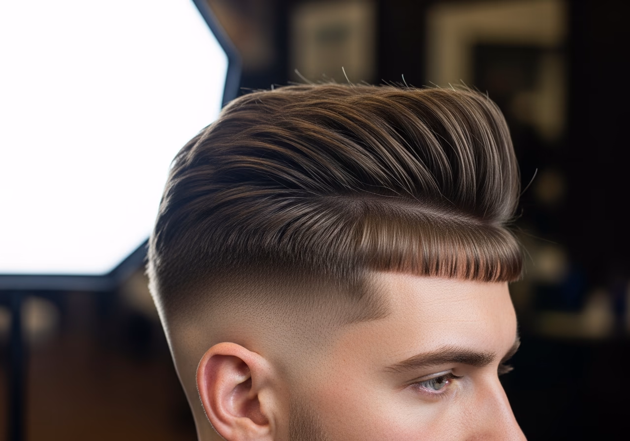 Thick Hair Haircuts for Men 2026 - Textured Side Part Crop
