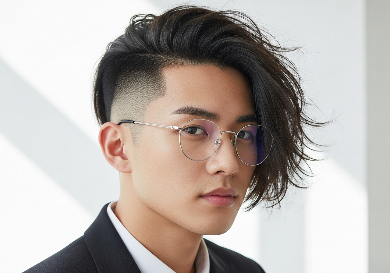 Long Two Block Hairstyle 2026 - Extended Long Top Two Block