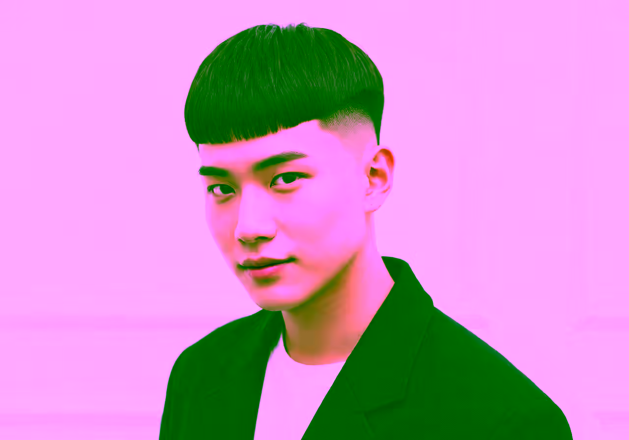Two Block Bowl Cut hairstyle for men 2026 — two-block haircut variation, best for round, oval faces + straight hair, modern barbering by Master Stylist Jessica Hamilton