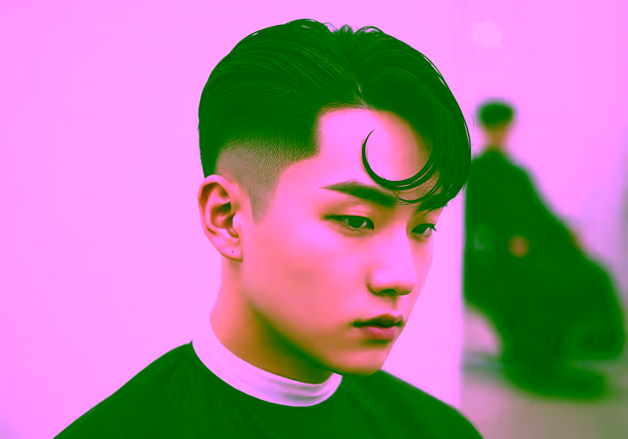 Two Block Comma Hair hairstyle for men 2026 — two-block haircut variation, best for oval, round faces + straight hair, modern barbering by Master Stylist Jessica Hamilton