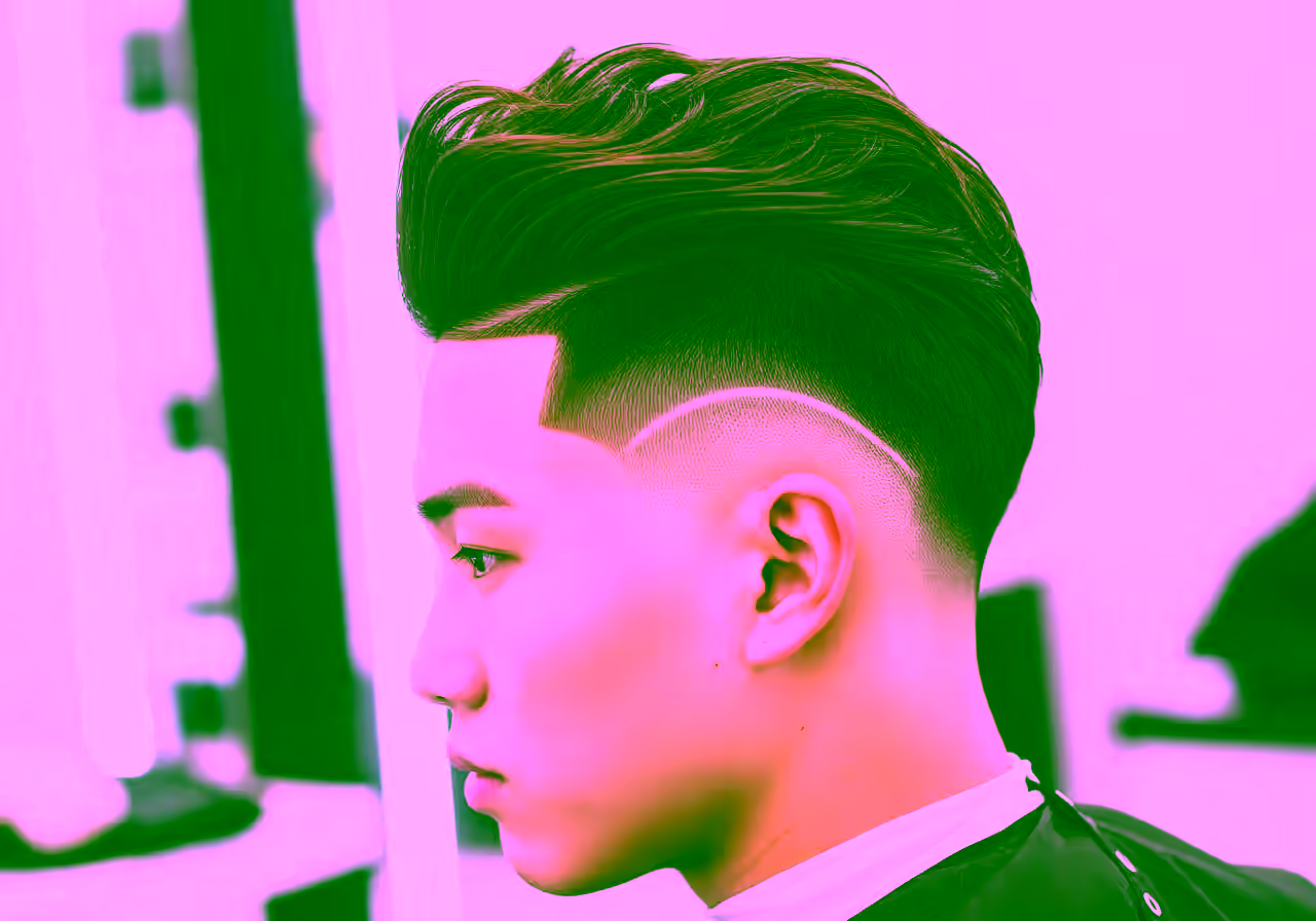 Two Block Drop Fade hairstyle for men 2026 — two-block haircut variation, best for all faces + wavy/curly hair, modern barbering by Master Stylist Jessica Hamilton