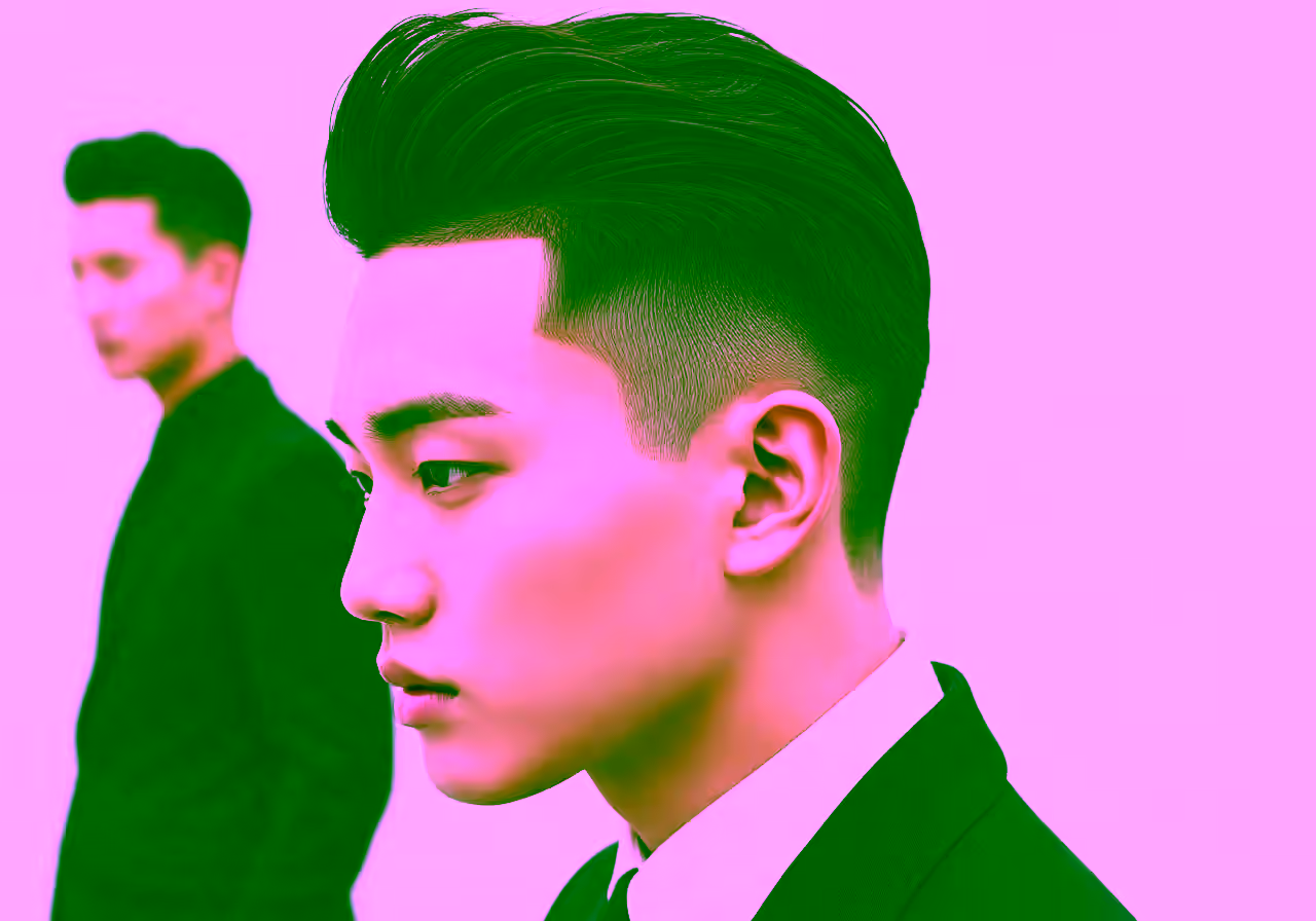 Two Block Low Fade hairstyle for men 2026 — two-block haircut variation, best for professional men + oval, square faces, modern barbering by Master Stylist Jessica Hamilton