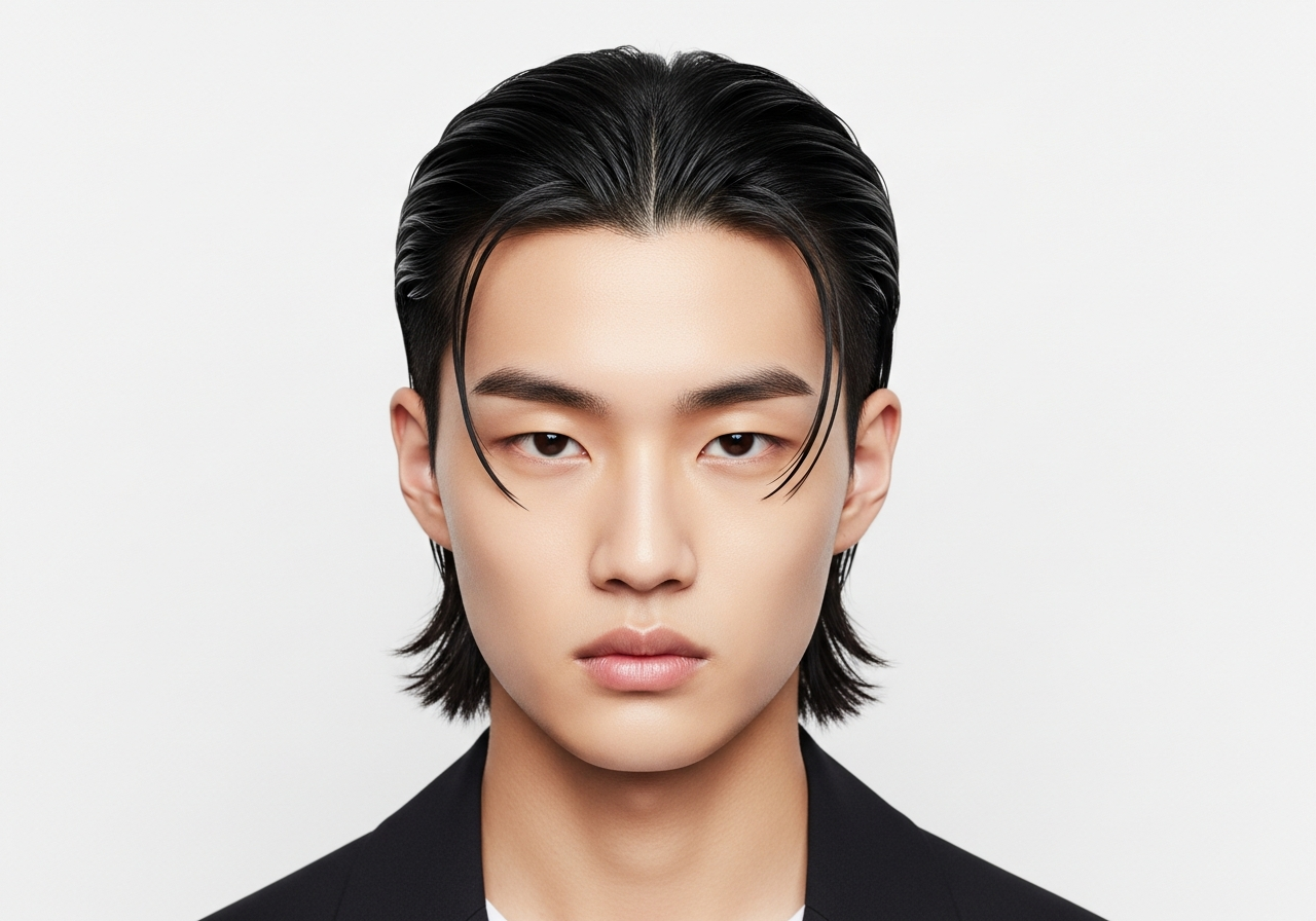 Two Block Middle Part 2026 - Balanced Middle Part Two Block Haircut