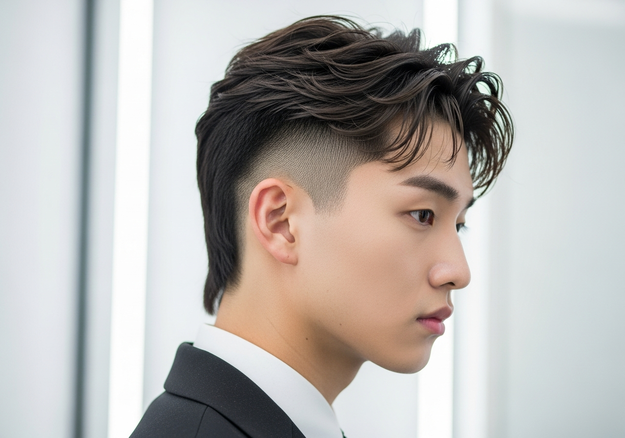 Two Block Mullet Haircut 2026 - Modern Mullet Two Block with Longer Back