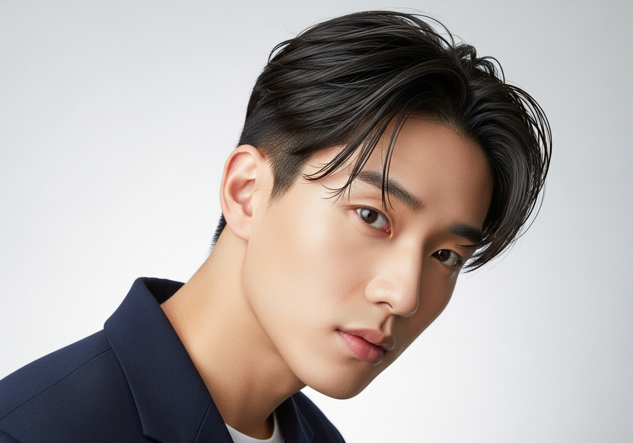 Natural Two Block Hairstyle 2026 - Soft Natural Two Block Haircut