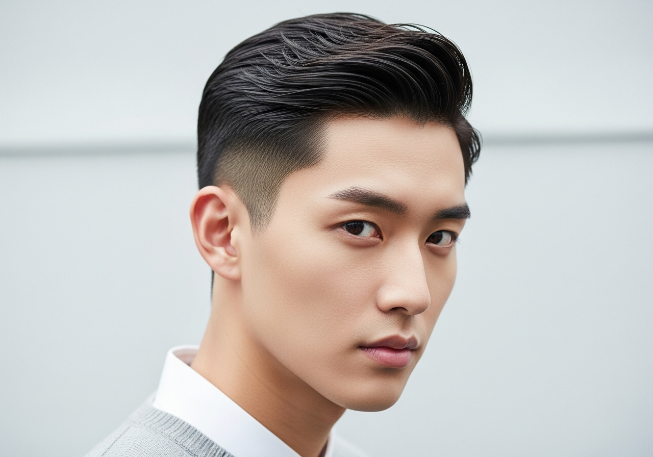 Two Block Straight Hair 2026 - Sleek Straight Two Block Haircut