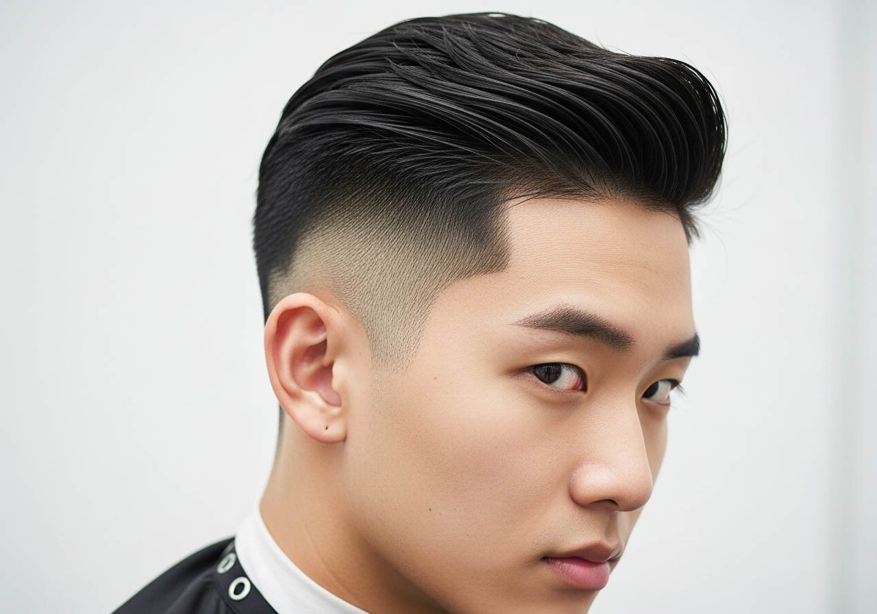 Two Block Straight Hair 2026 - Sleek Straight Two Block Haircut