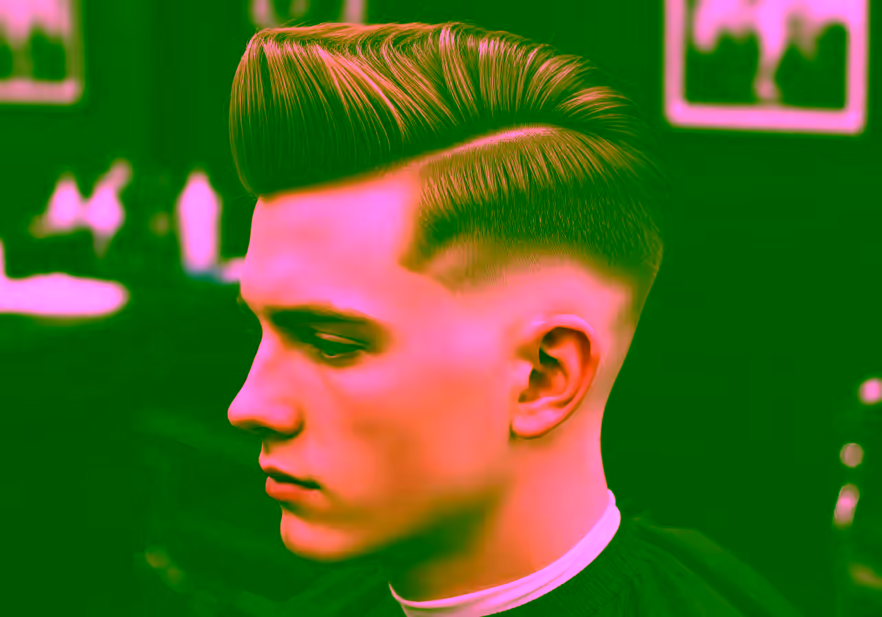 Classic Pompadour Undercut hairstyle for men 2026 — undercut variation, best for oval faces + straight hair, modern barbering by Master Stylist Jessica Hamilton