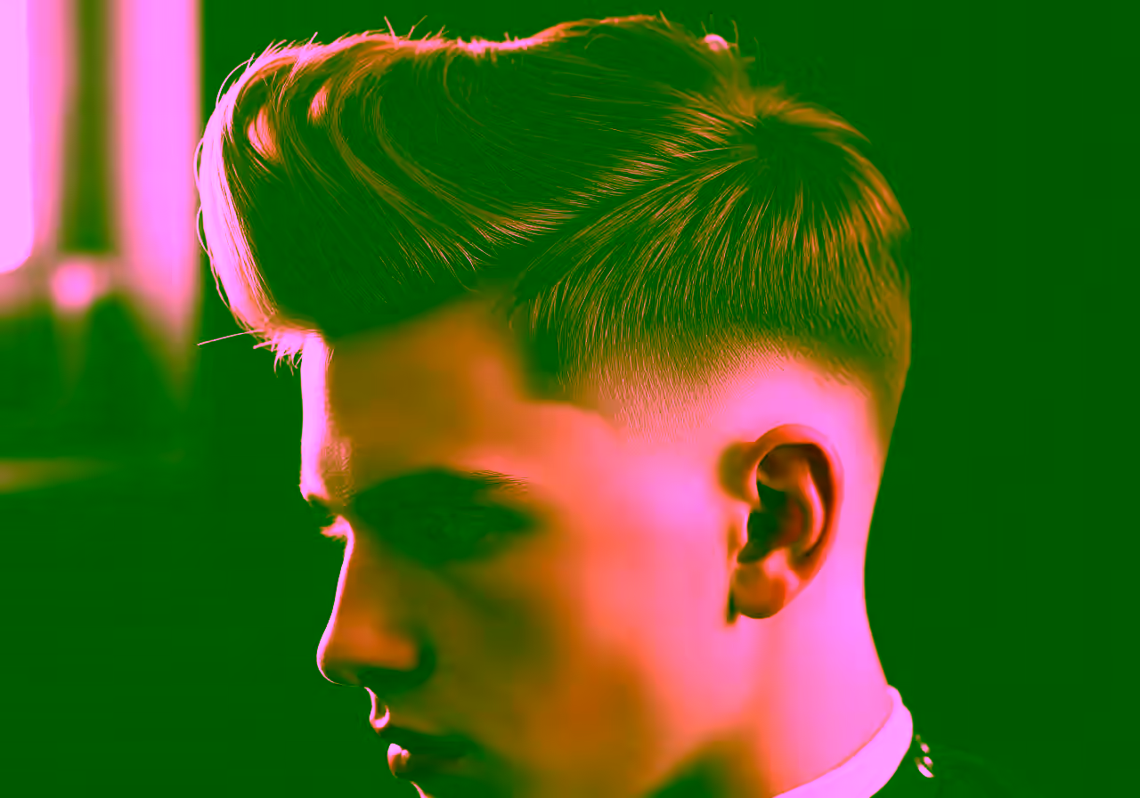 Classic Quiff Undercut hairstyle for men 2026 — undercut variation, best for oval faces + fine to medium straight hair, modern barbering by Master Stylist Jessica Hamilton