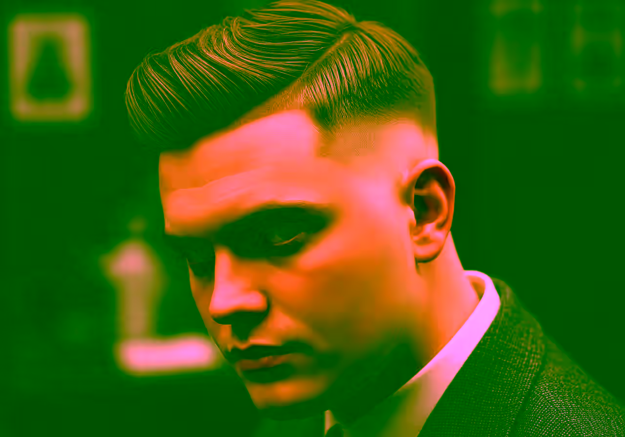 Drop Fade Undercut hairstyle for men 2026 — undercut variation, best for round faces + those wanting softer side lines, modern barbering by Master Stylist Jessica Hamilton