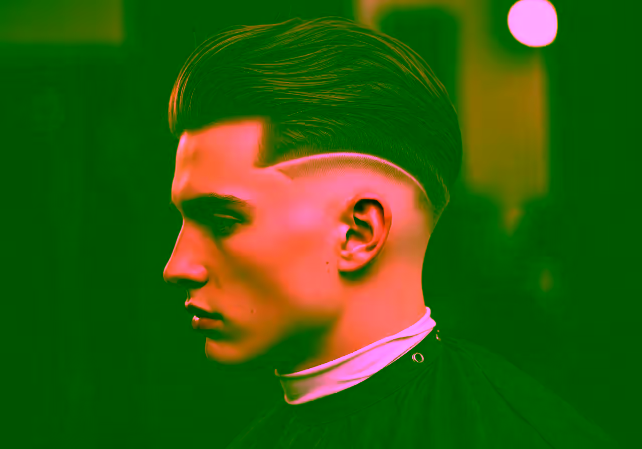 Low Undercut Fade hairstyle for men 2026 — undercut variation, best for most face shapes + beginners wanting a smoother transition, modern barbering by Master Stylist Jessica Hamilton