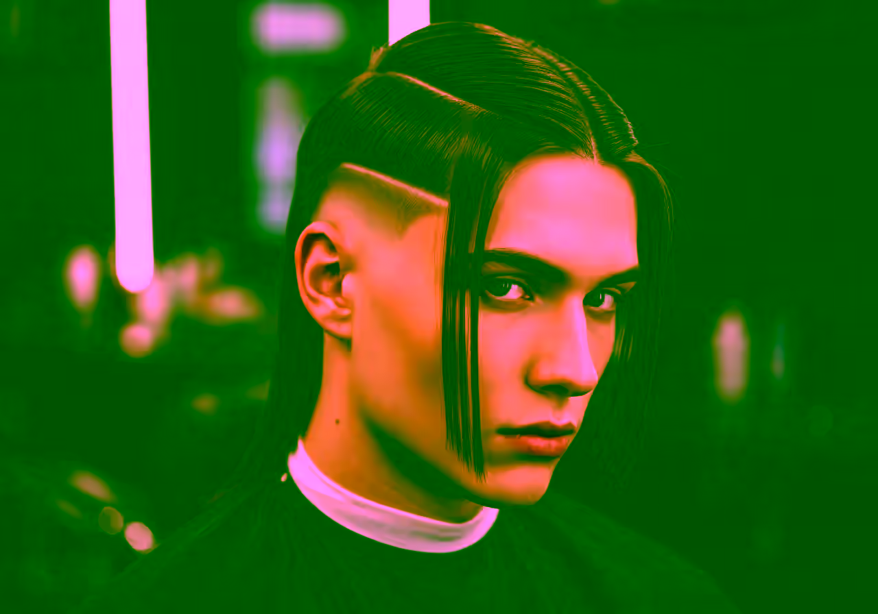 Middle Part Undercut hairstyle for men 2026 — undercut variation, best for straight hair + modern/k-pop inspired style, modern barbering by Master Stylist Jessica Hamilton