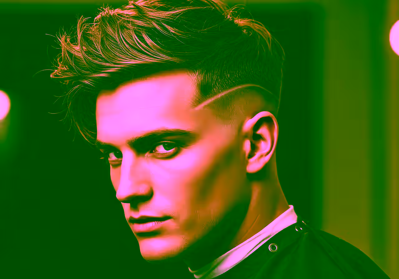 Textured Disconnected Undercut hairstyle for men 2026 — undercut variation, best for square or oval faces, modern barbering by Master Stylist Jessica Hamilton