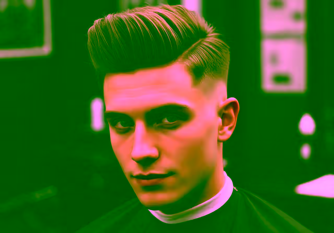 Textured Pompadour Undercut hairstyle for men 2026 — undercut variation, best for square faces, modern barbering by Master Stylist Jessica Hamilton