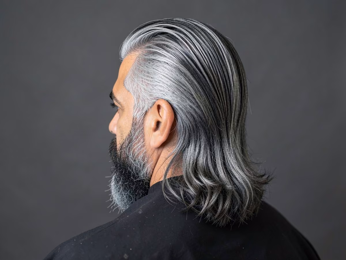 Man with a viking slick back