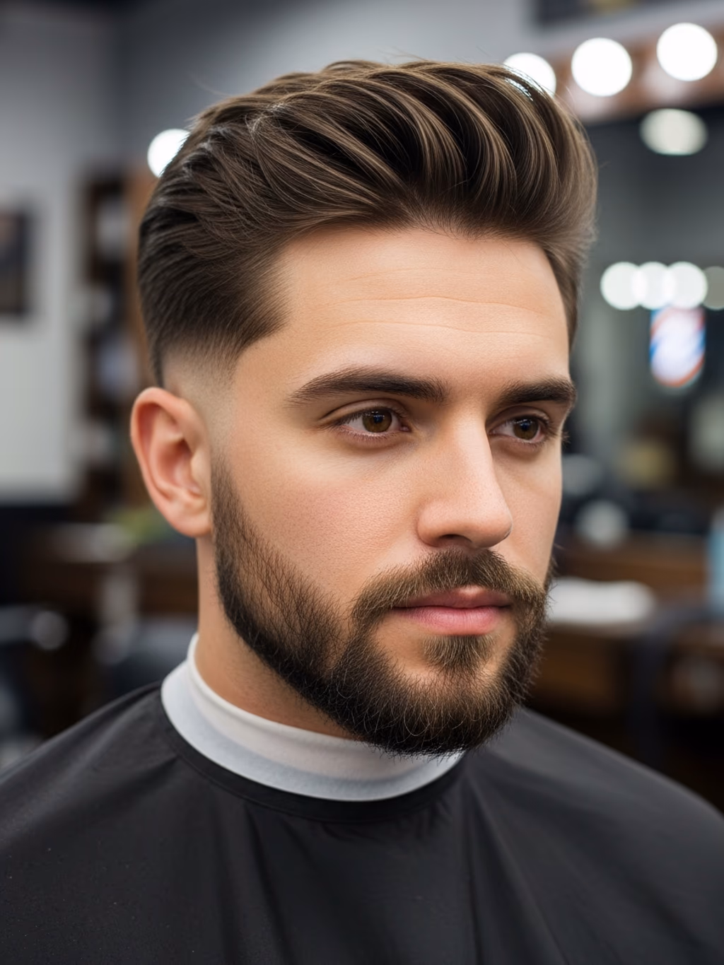Textured Warrior Cut hairstyle for men 2026 — warrior cut variation, best for round faces seeking elongation, modern barbering by Master Stylist Jessica Hamilton
